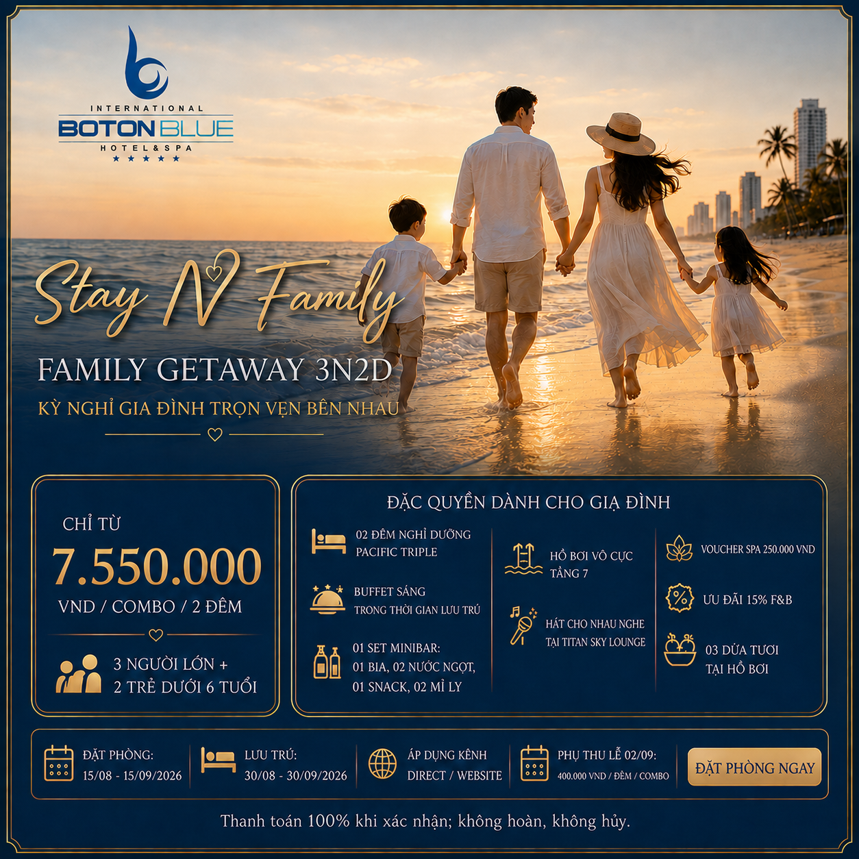 Stay N Family – Kỳ nghỉ gia đình 3 ngày 2 đêm