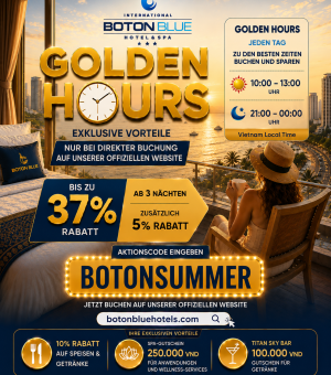 Golden Hours-Angebot im Boton Blue – Bis zu 37% Rabatt bei der Buchung eines 5-Sterne-Hotels in Nha Trang