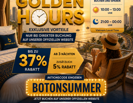 Golden Hours-Angebot im Boton Blue – Bis zu 37% Rabatt bei der Buchung eines 5-Sterne-Hotels in Nha Trang