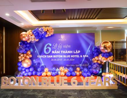 6TH ANNIVERSARY CELEBRATION OF BOTON BLUE HOTEL & SPA