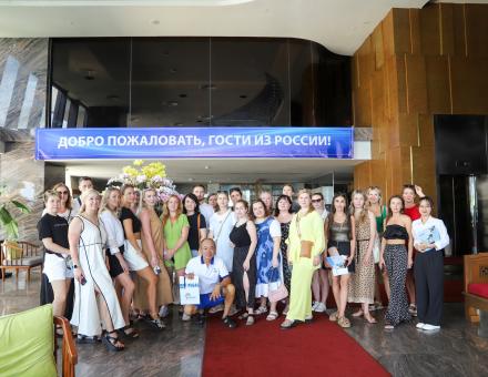 WELCOME THE SURVEY TEAM FROM PEGAS COMPANY TO BOTON BLUE HOTEL & SPA