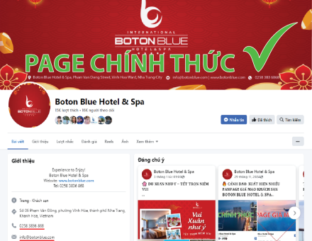 WARNING: MULTIPLE FAKE FANPAGES IMPERSONATING BOTON BLUE HOTEL & SPA