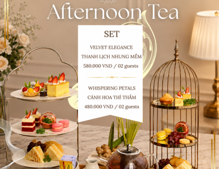 Afternoon Tea – Luxurious Afternoon Tea at Boton Blue Hotel & Spa Nha Trang Description