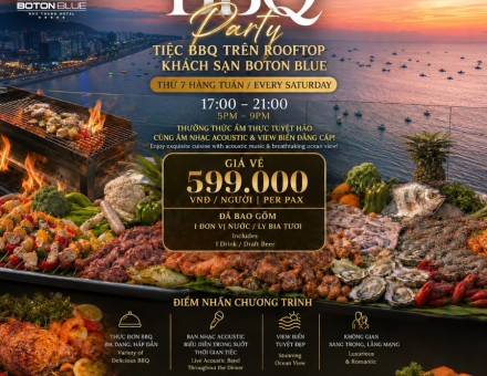 BBQ Party Rooftop – Rooftop BBQ Party at Boton Blue Hotel & Spa Nha Trang